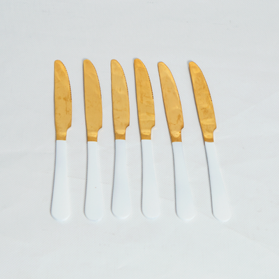 Cutlery Sets - Flat Handle - White