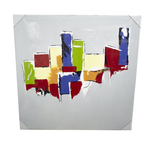 Canvas Painting - Abstract Painting Cityscape