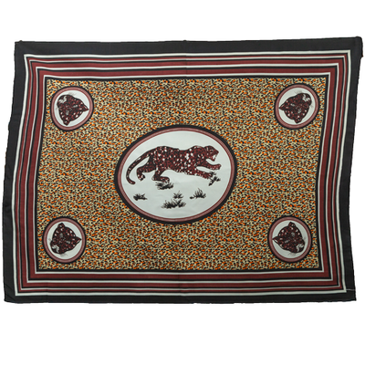 Fabric - Animal Khanga / Leopard