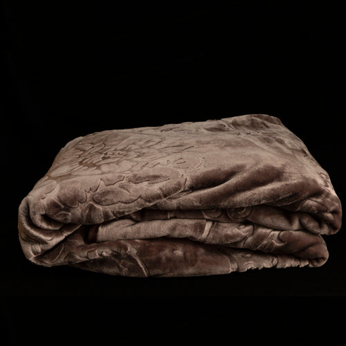 Blankets - Diamond/Gold Mink - Queen Size