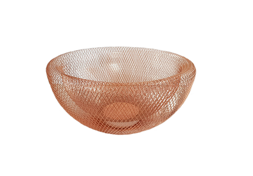 Mesh Fruit Baskets - Rose Gold