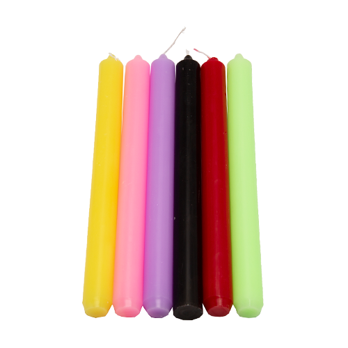 Candles - 4pc Colour Candles 25cm