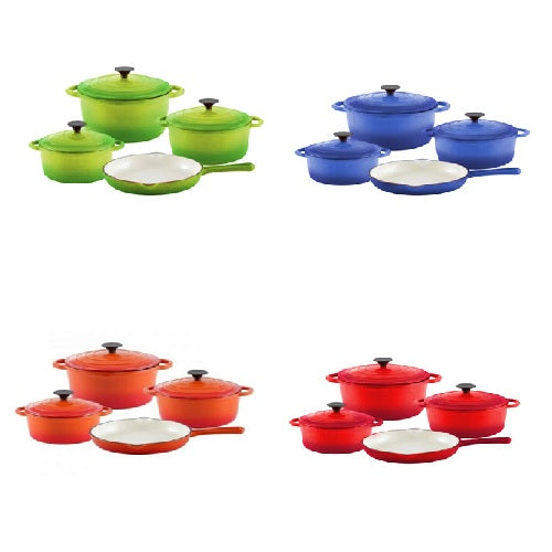 Cast Iron Pot Set 7pc Ahmeds Textiles