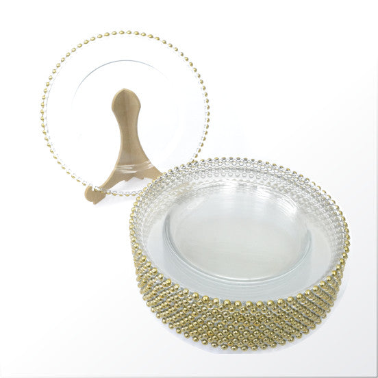 Underplates - Glass Beaded Edge