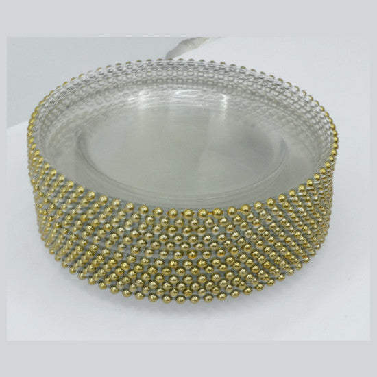 Underplates - Glass Beaded Edge