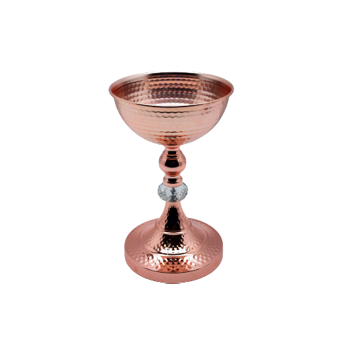 Centre Piece - Hammered Chalice Goblet
