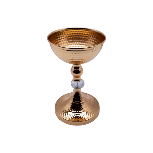 Centre Piece - Hammered Chalice Goblet