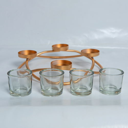 Candle Holders - 4 Cup Swirl - 418-1