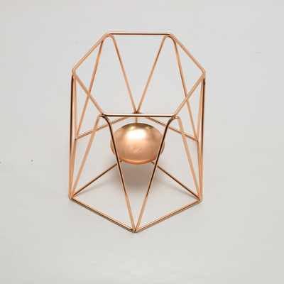 Center piece- Wire Vases Hexagon Bucket