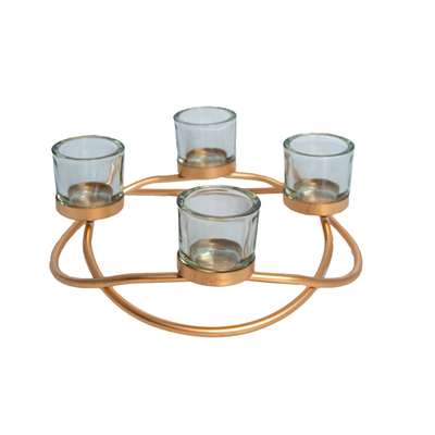 Candle Holders - 4 Cup Swirl - 418-1