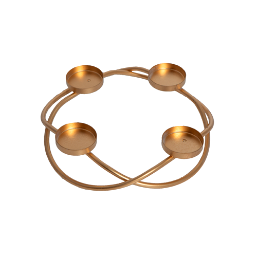 Candle Holders - 4 Cup Swirl - 418-1