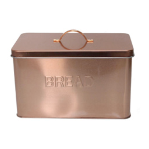 Bread Bin & Canister Set - 4pc Metal