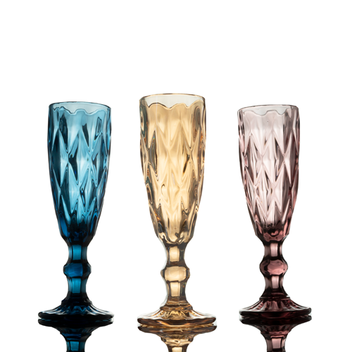 Stemware - Thick Crystal Colours - 6's