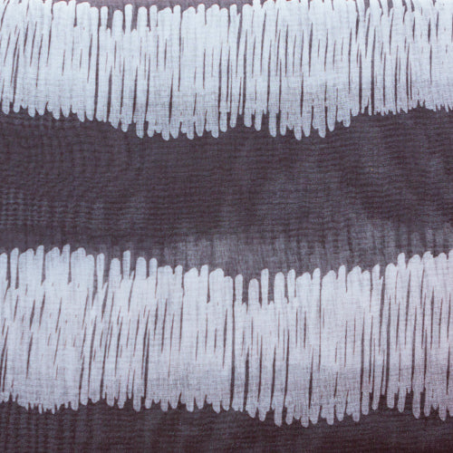 Ready Made Lace Sheer - Printed Voile 5m - Stripe