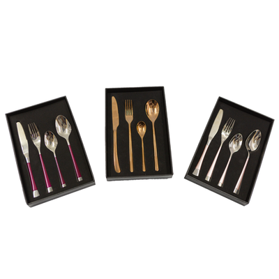 Cutlery Sets - Stainless Steel - 4/Pack