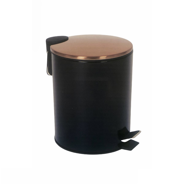 Pedal Bins - Round with Rose Gold Lid