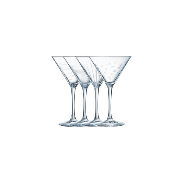 Cocktail Glasses - Eclat Frosted 4PC