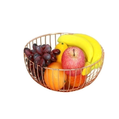 Fruit Basket - Metal Rose Gold