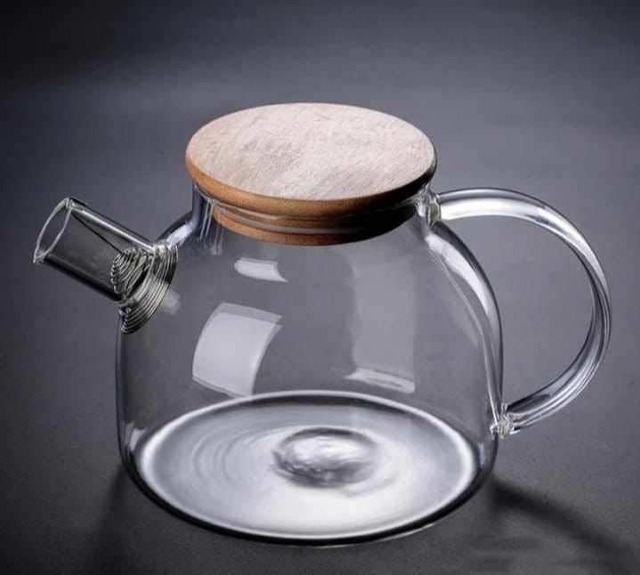 Kettle - Glass - Cork Lid