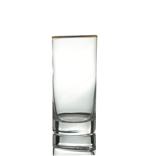 Hiball Glass - Gold Rim - 6&