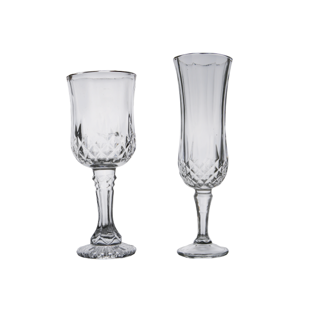 Stemware - Crystal Gold Rim - 6's