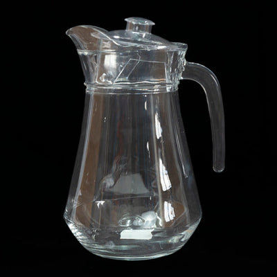 Jug - 1.3L Glass With Plastic Lid