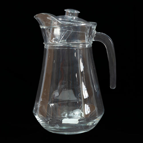 Jug - 1.3L Glass With Plastic Lid