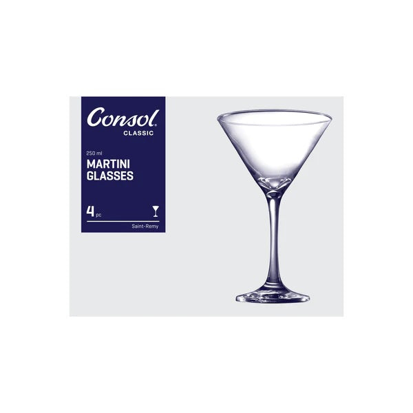 Martini Glasses - Consol 4PC