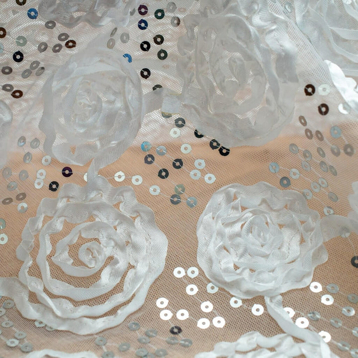 Church Lace - 150cm Rose Design