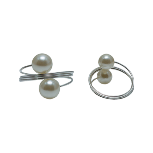 Napkin Ring - Dual Pearl Design