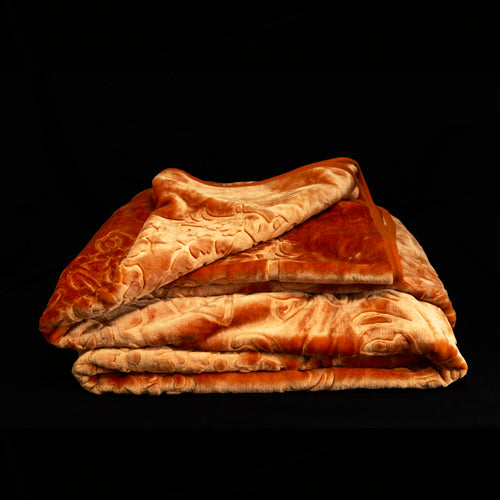 Blankets - Diamond/Gold Mink - Queen Size