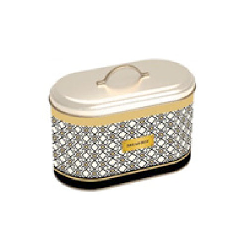 Printed Bread Bin and Canister Set - Oval