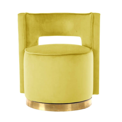 Princess Swivel Sofa Chair - Gold Base