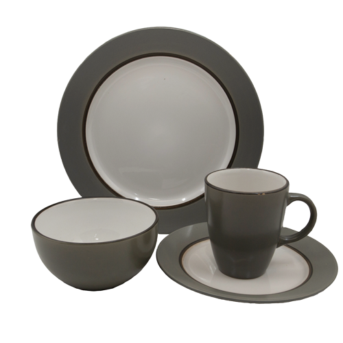 Dinner Sets - 16pc Thick Stripe