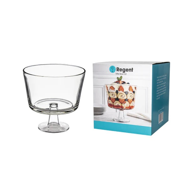 Glass Trifle Bowl - 3L - Clear