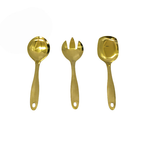 Serving Utensils Gold