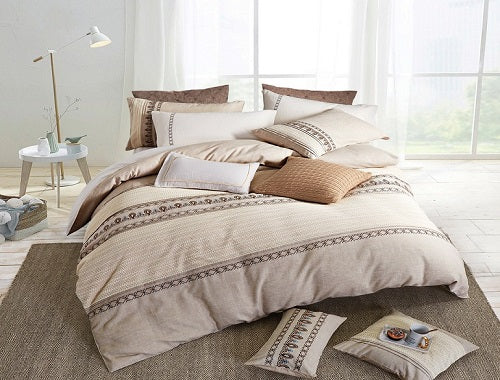 Cotton Comforter Set - 7pc Shetland