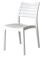 Sienna Chair - Slatted & Solid Combo Cafe Chair