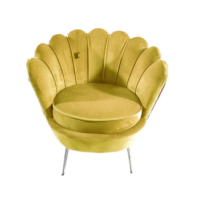 Tulip Sofa Chair - Gold Legs