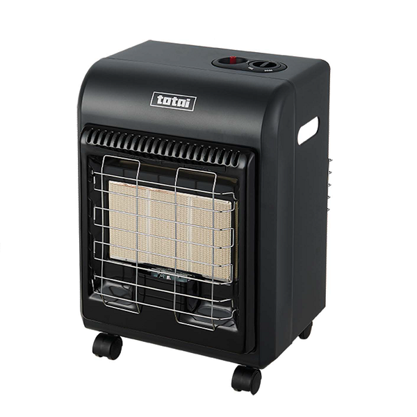 Totai - Mini Rollabout Gas Heater Black