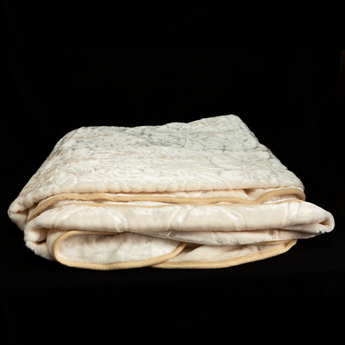 Blankets - Diamond/Gold Mink - Queen Size