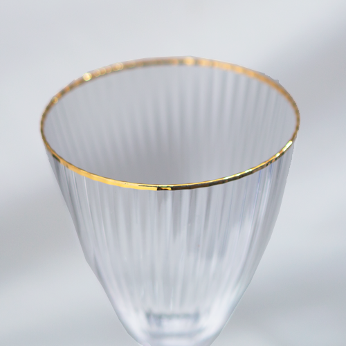 Stemware - X-Ray Gold Rim - 6's