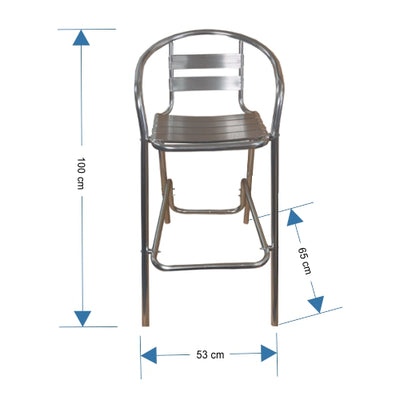 Aluminium Cocktail Chair