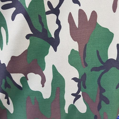 Fabric - Printed Cotton Twill Camo