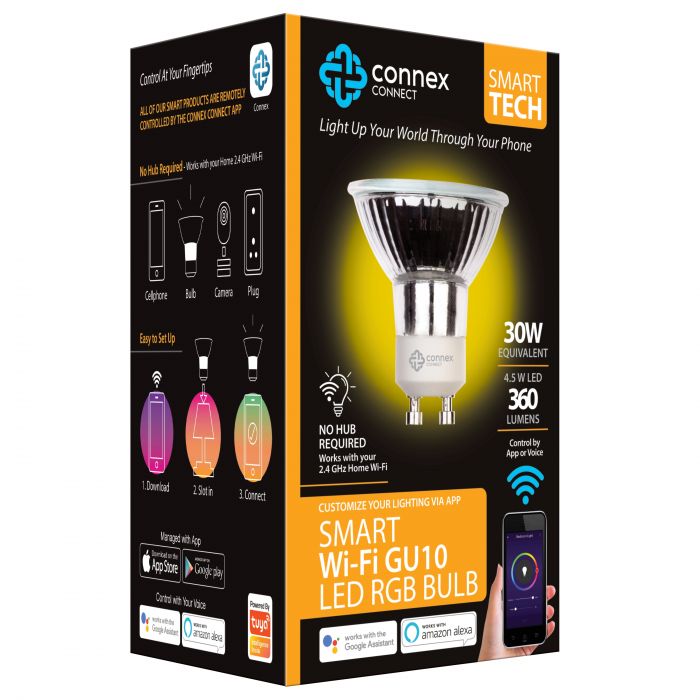 Connex  - Smart GU10 Down Light 4.5W RGB