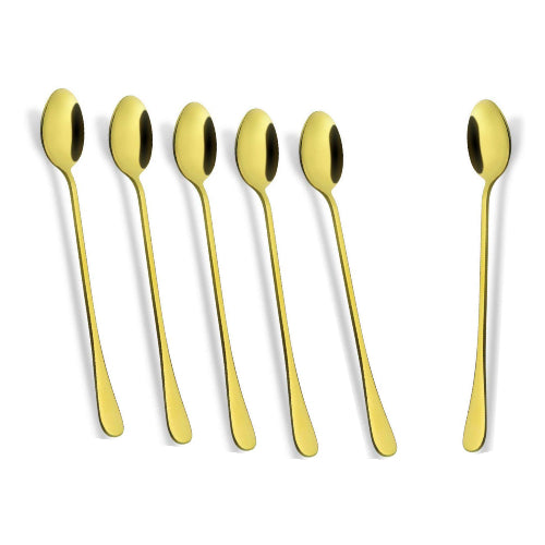 Cutlery - Soda Spoons Gold - 6&