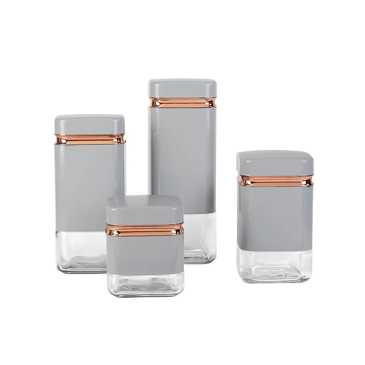 Canister Set - 4pc Square