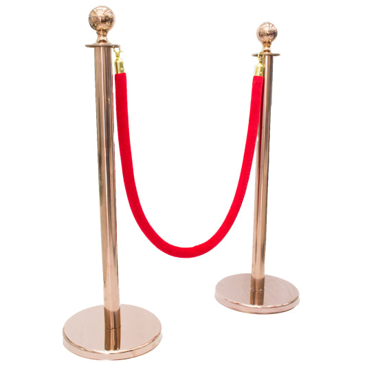 Stanchion With String Rope Stanchion Rope Sets – Ahmeds Textiles
