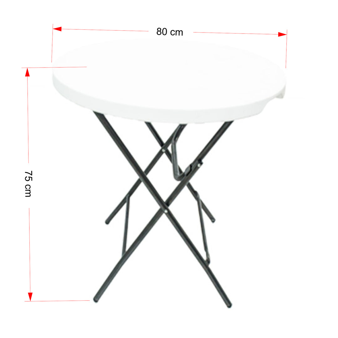 4 Seater - Trestle Cafe Table Round