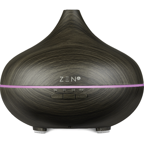 Zen - Dawn Series Ultrasonic Smart Diffuser with Wifi Dark Wood